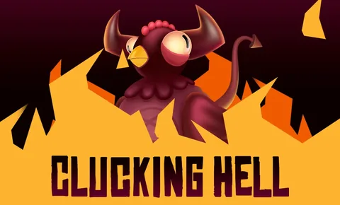 Clucking Hell oyununun kapak görseli